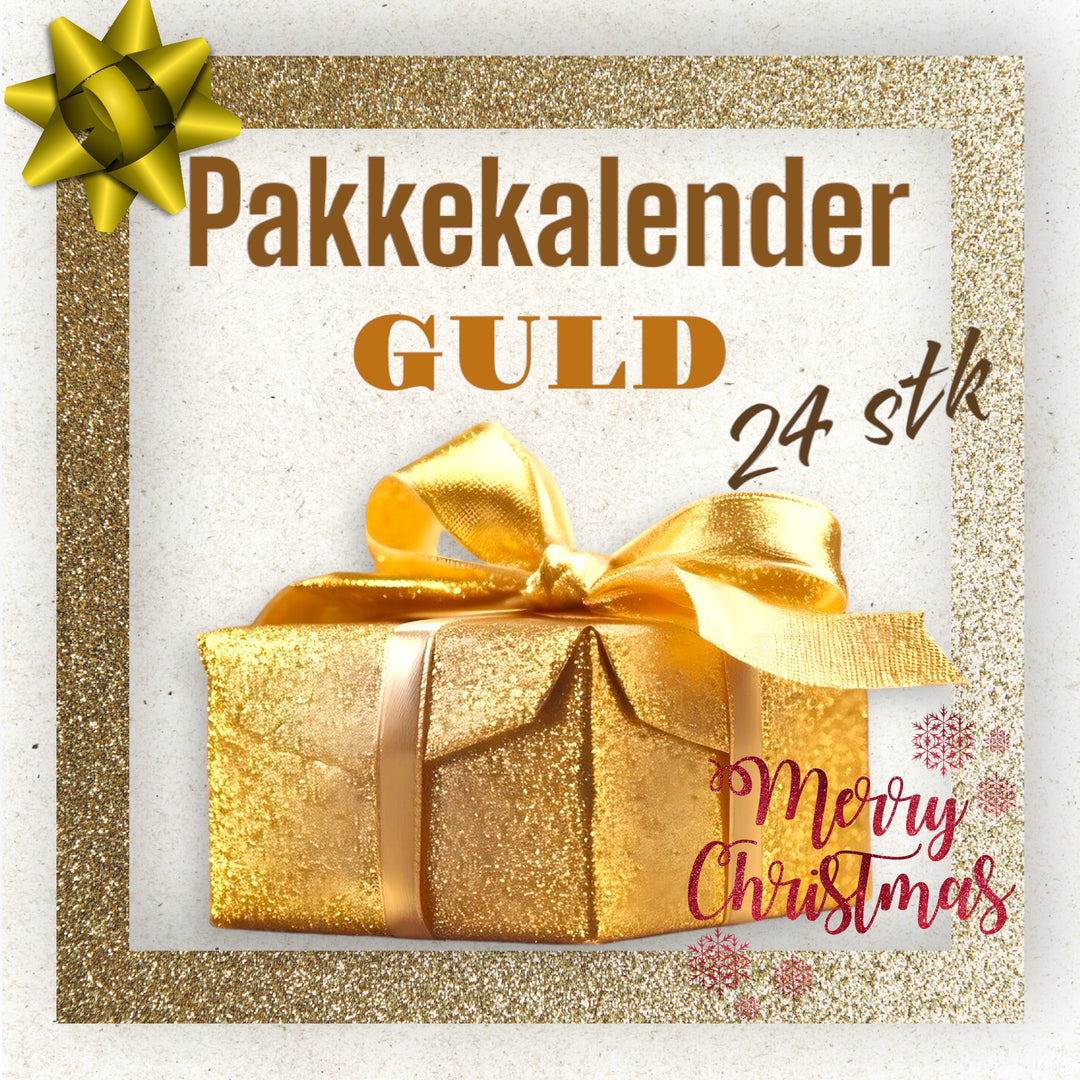 Pakkekalender 24 stk- GULD