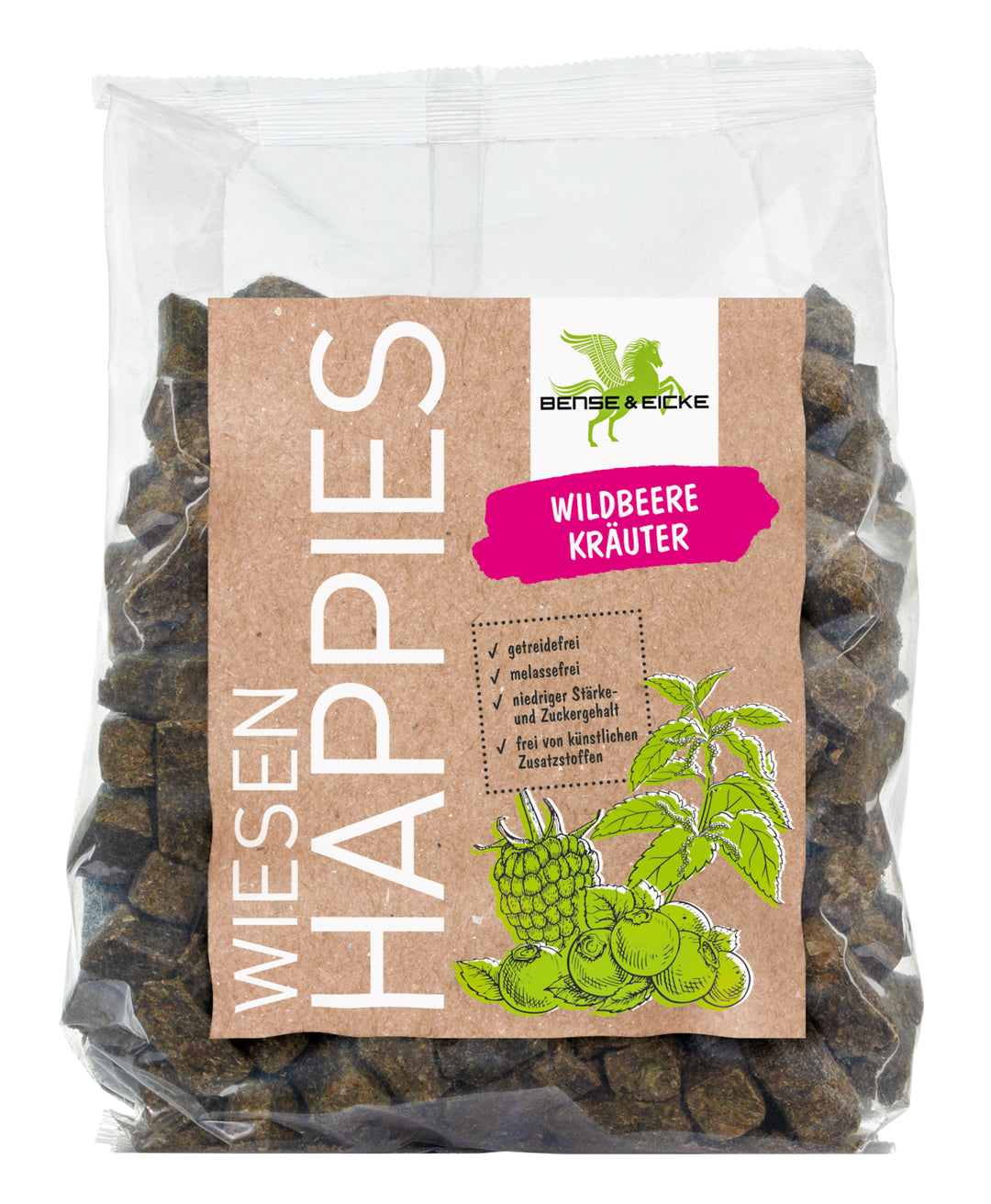 Bense & Eicke Wild Berry og urter kornfri hestesnacks - KORT DATO