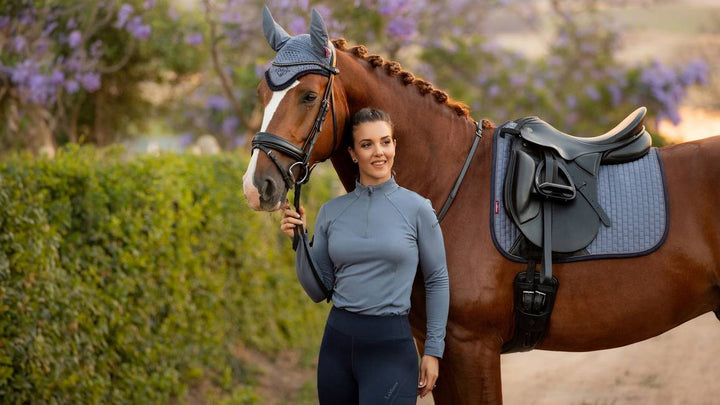 LeMieux Classique Suede Square dressurunderlag