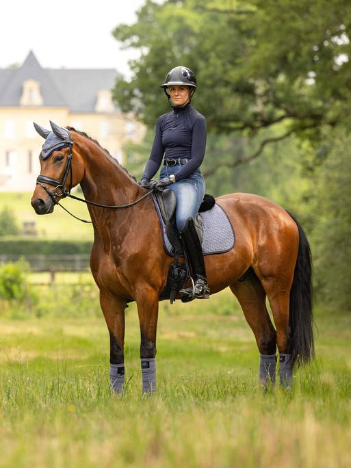 LeMieux Classique Suede Square dressurunderlag