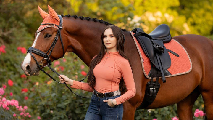 LeMieux Classique Suede Square dressurunderlag