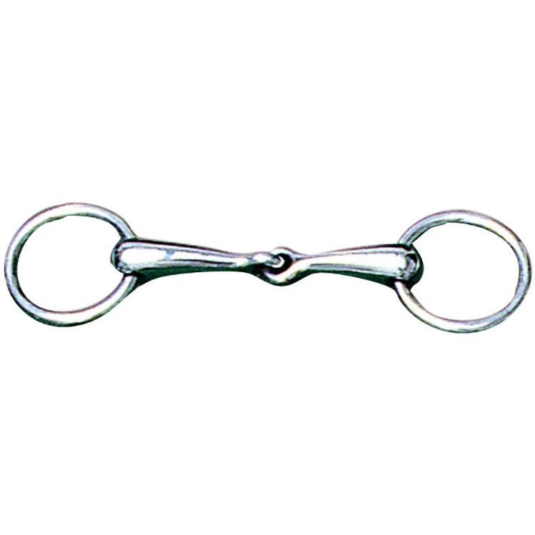 HorseGuard Royal Steel massivt todelt trensebid 14mm