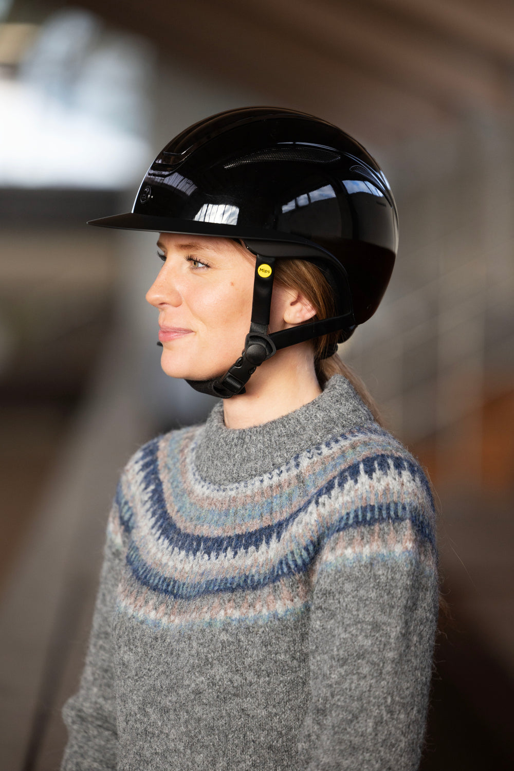 Equipage Guardian ridehjelm Glossy, glitter top