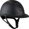 One K Defender Avance Matt Rosegold Pipe ridehjelm med bred skygge