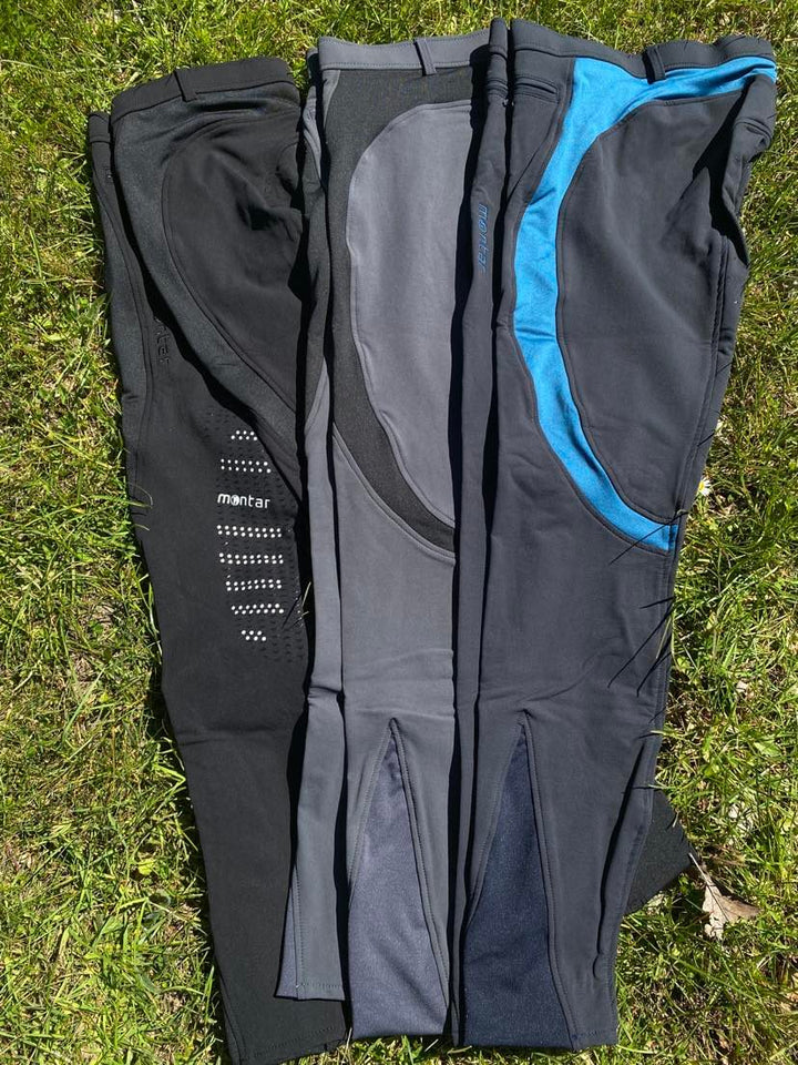 Montar Nadia fuldgrip ridebukser med elastisk stykke