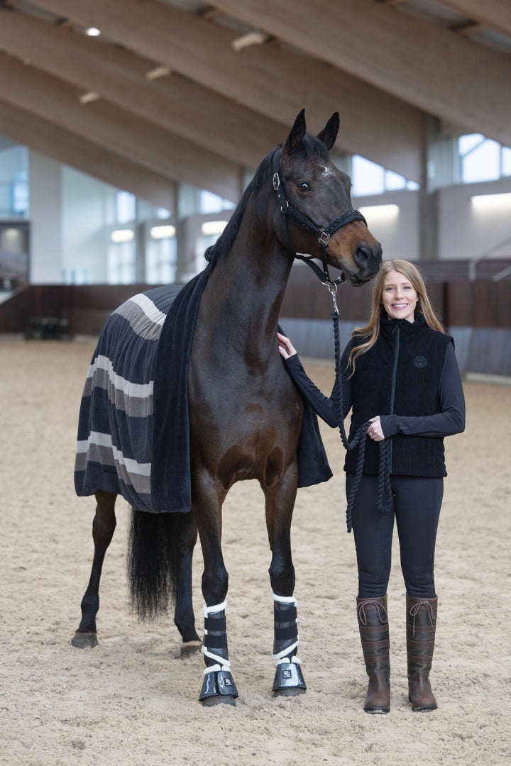 HorseGuard Squared tykt fleecetæppe