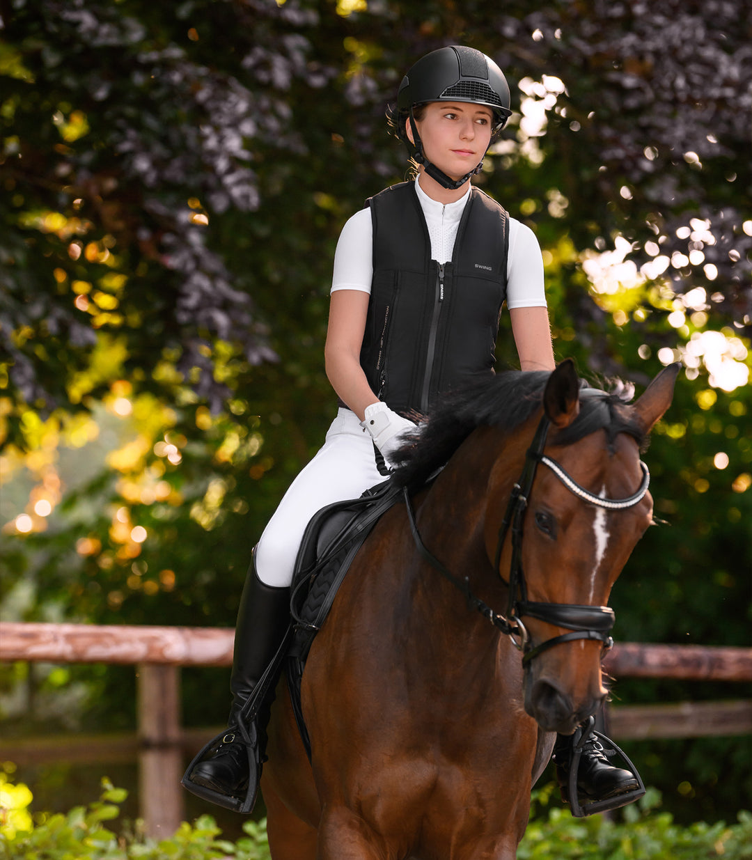 Swing H24 Shine ridehjelm