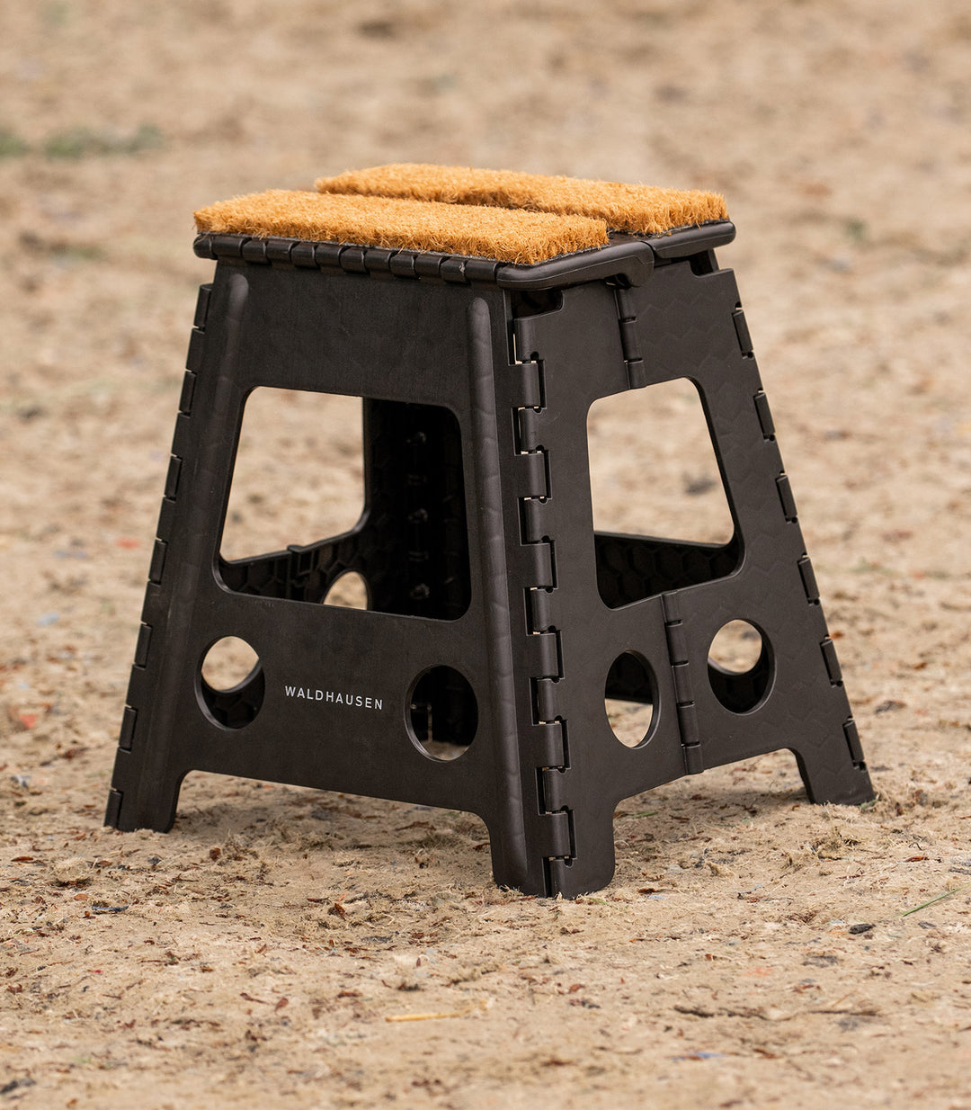 Waldhausen foldbar skammel med kokosmåtte