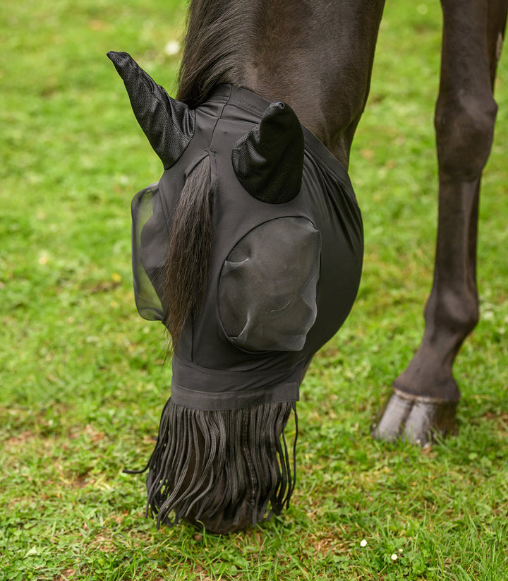 Waldhausen fluemaske med frynser
