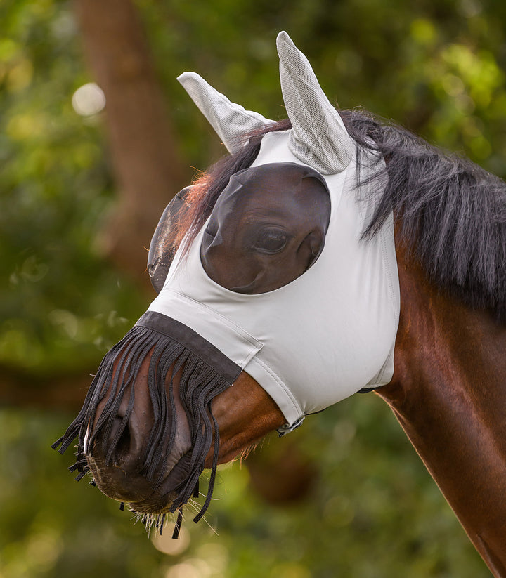 Waldhausen fluemaske med frynser