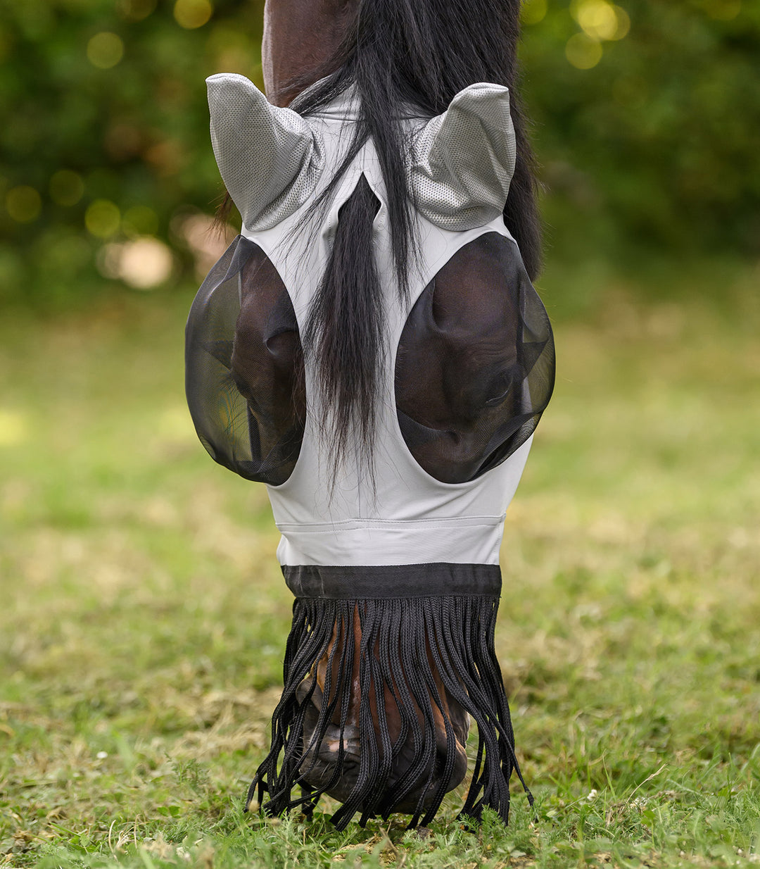 Waldhausen fluemaske med frynser