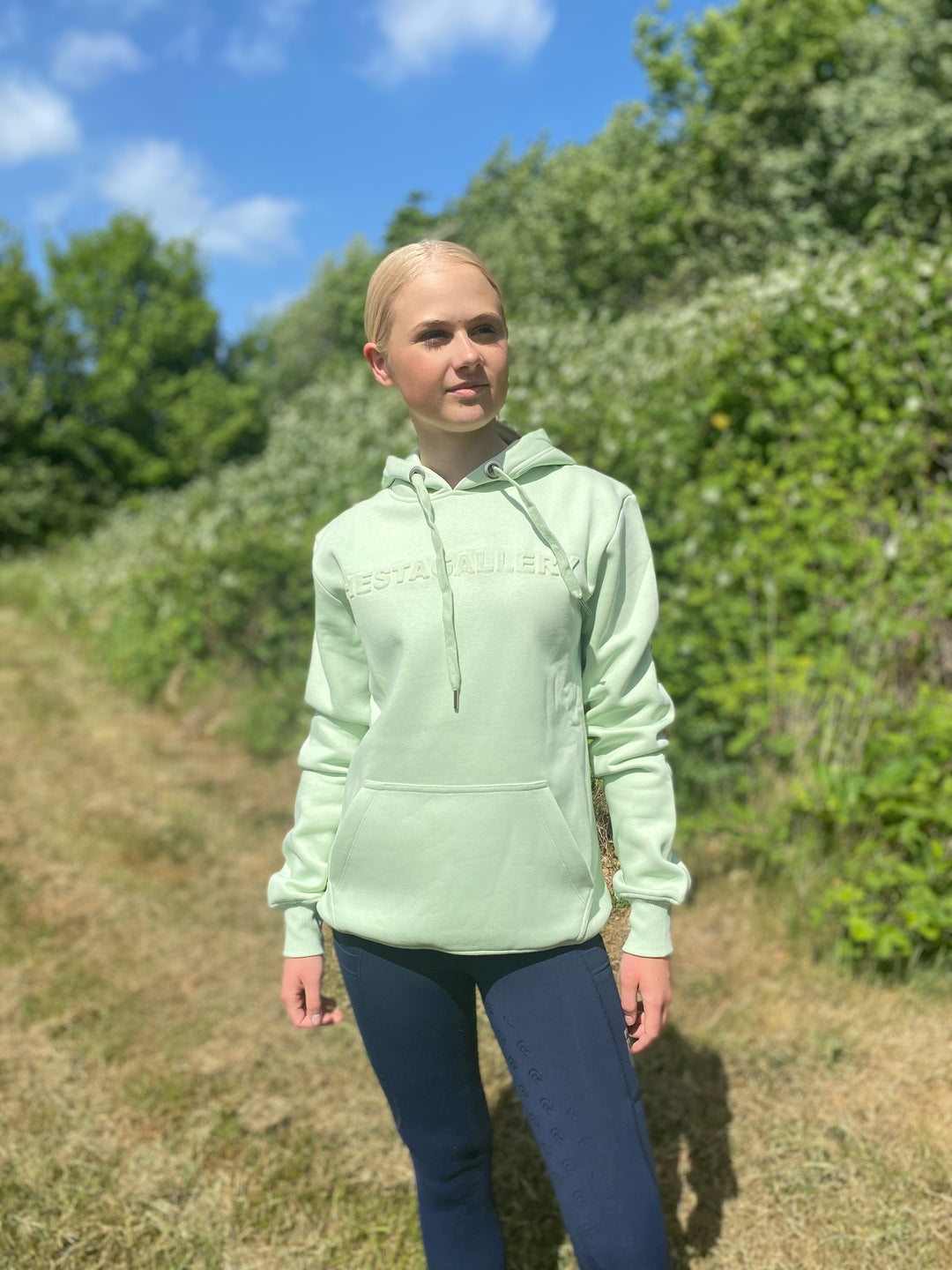 Hesta Gallery Green hoodie
