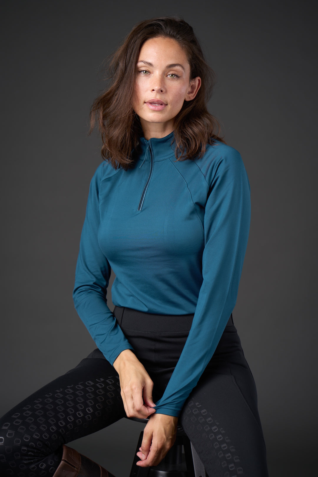 Equipage Redmond LS half-zip shirt