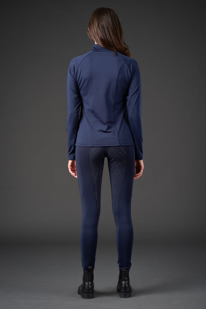 Equipage Redmond LS half-zip shirt