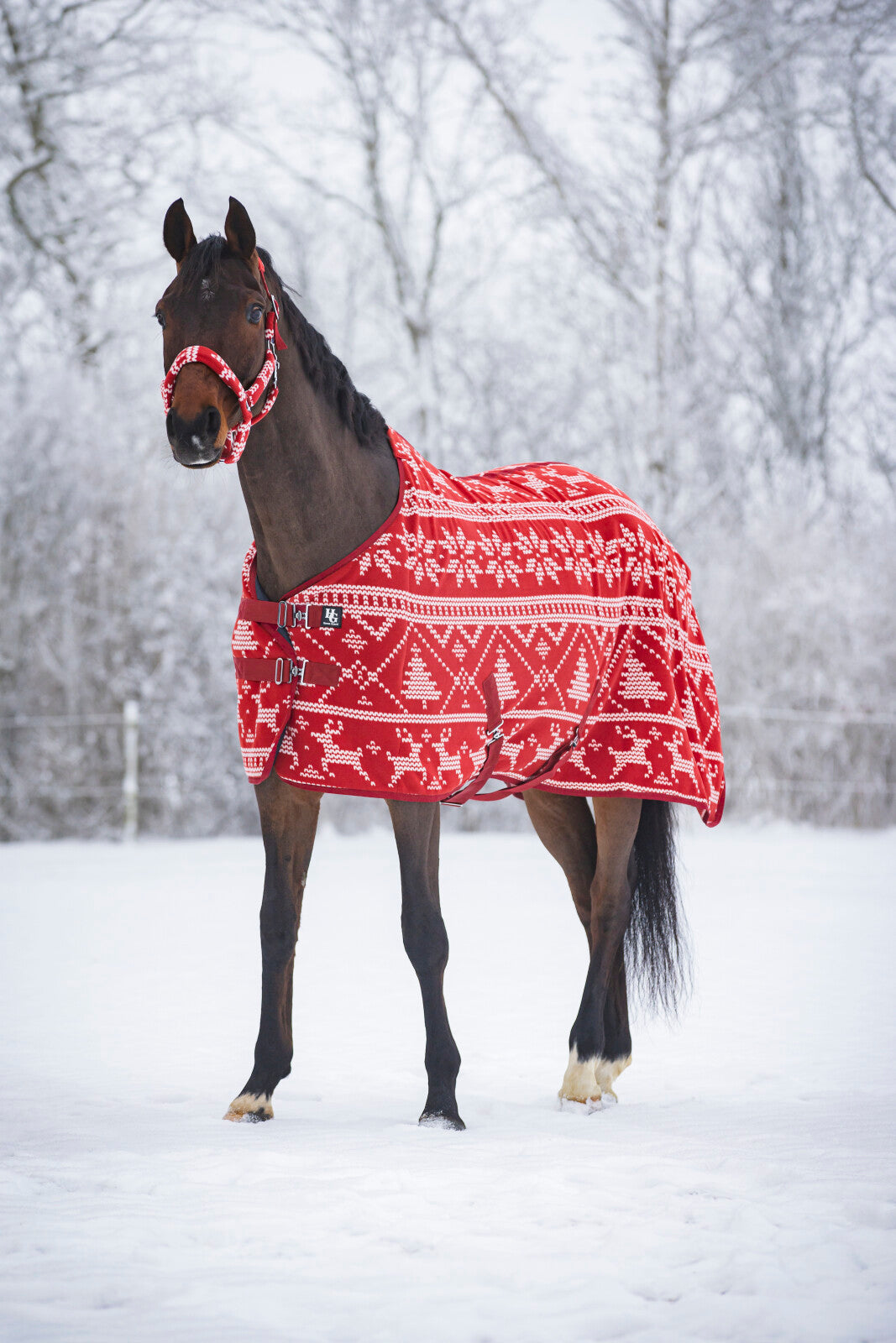 HorseGuard Christmas fleecedækken