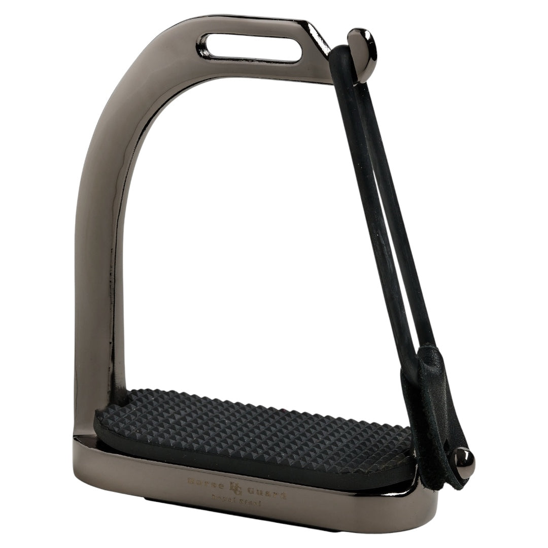HorseGuard Gunmetal sikkerhedsstigbøjler