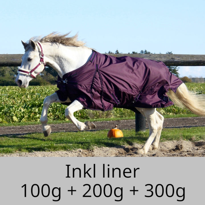 RD EquiComfort V Turnout dækken inklusiv liner 100g + 200g +300g