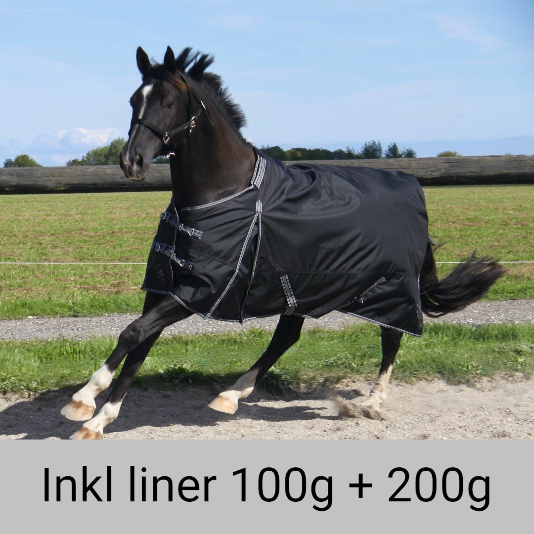 RD EquiComfort Turnout dækken inklusiv liner 100 g + 200 g