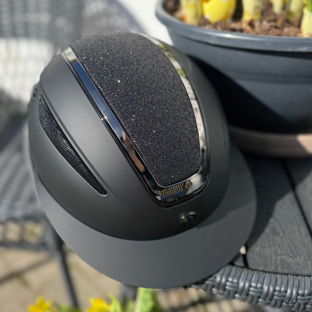 Equipage Guardian ridehjelm med glitter top