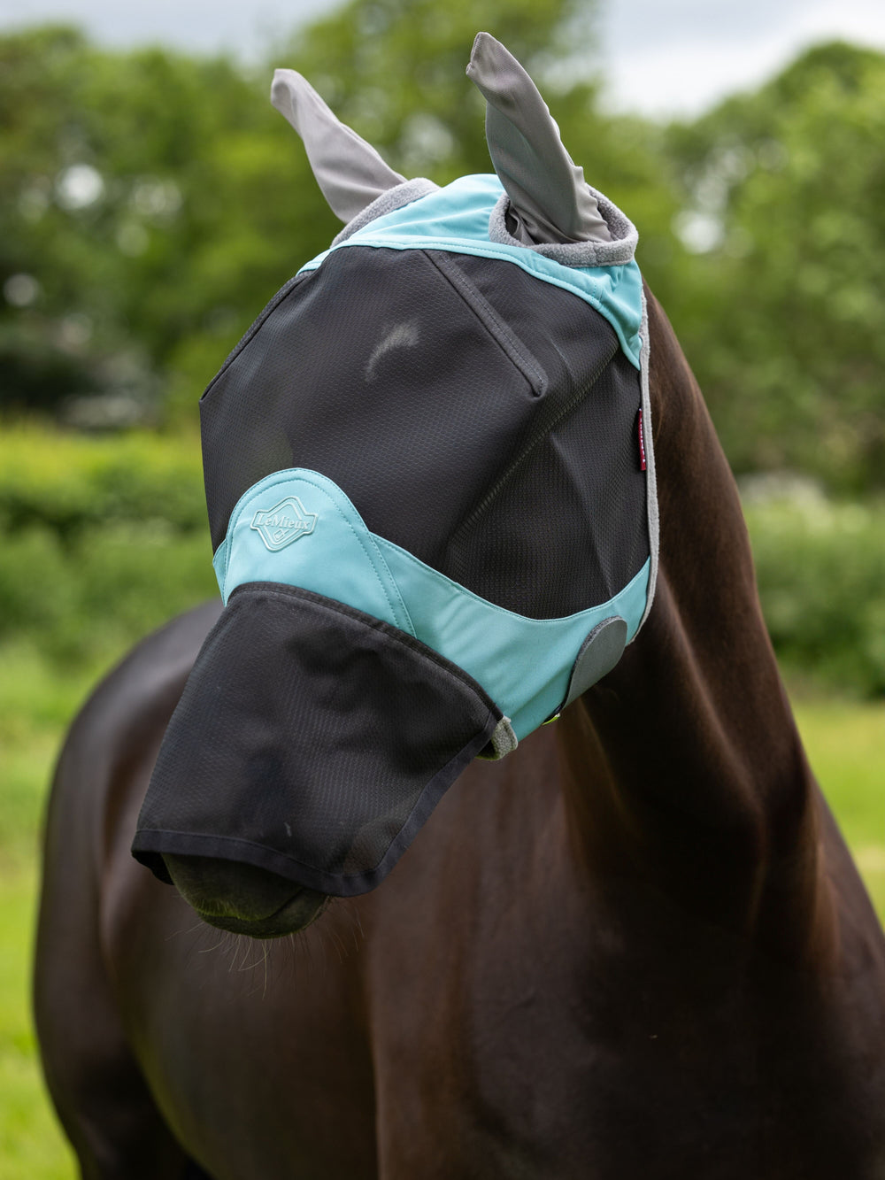 LeMieux Visor-Tek fluemaske med mule