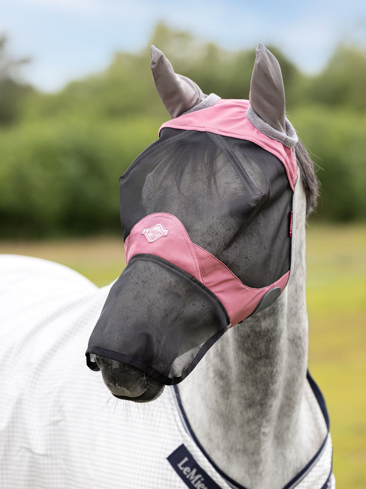 LeMieux Visor-Tek fluemaske med mule