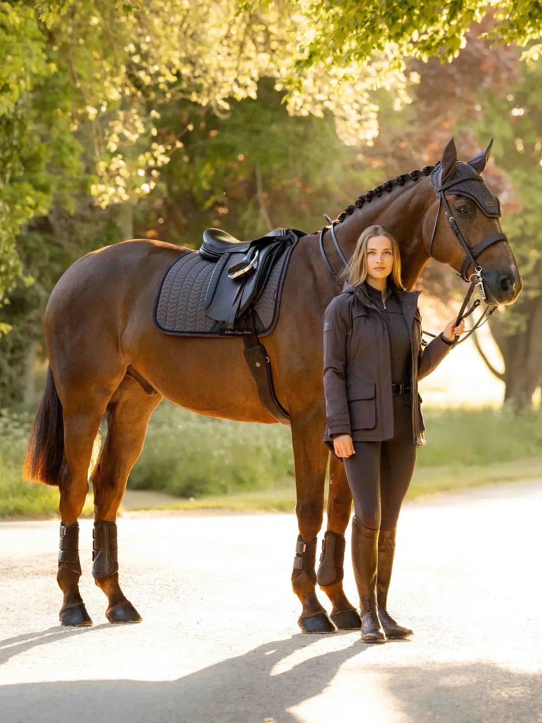 LeMieux Heritage Herringbone dressurunderlag