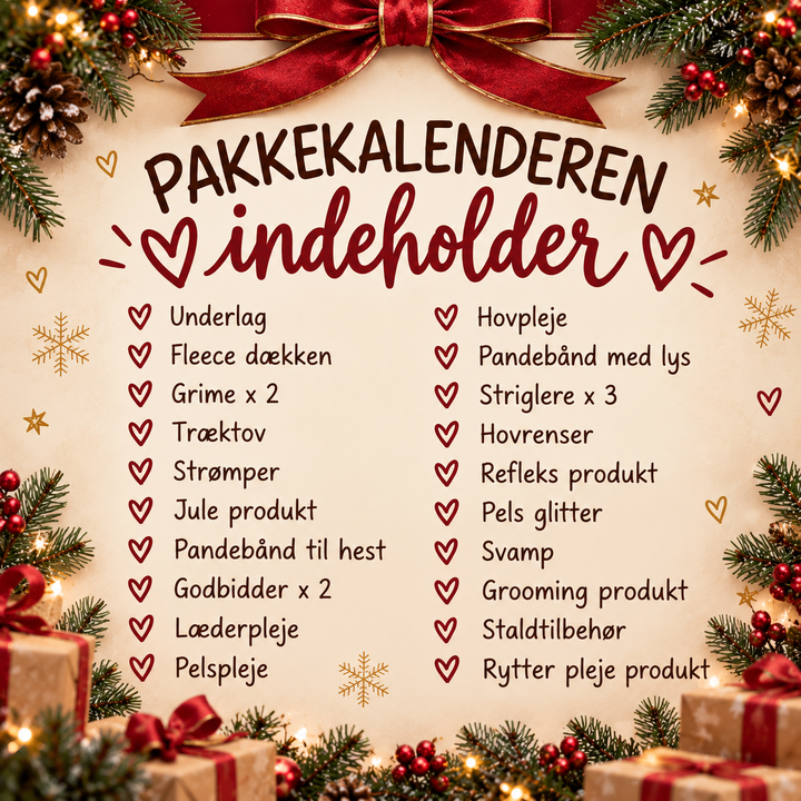 Pakkekalender 24 stk. Teen/Voksen- Den ekstra gode med indpakning
