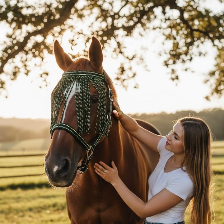 RD Glow grime med fluepandebånd