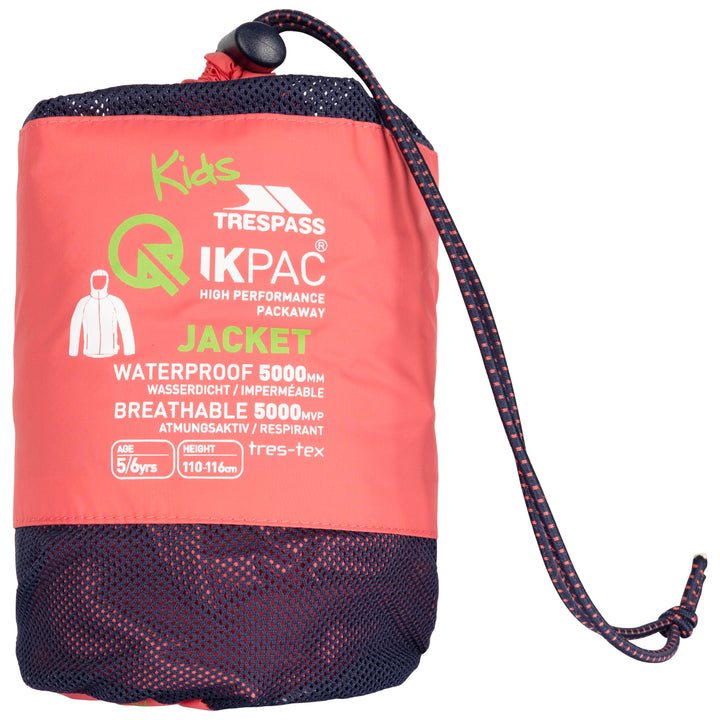 Trespass Qikpac Jakke Junior