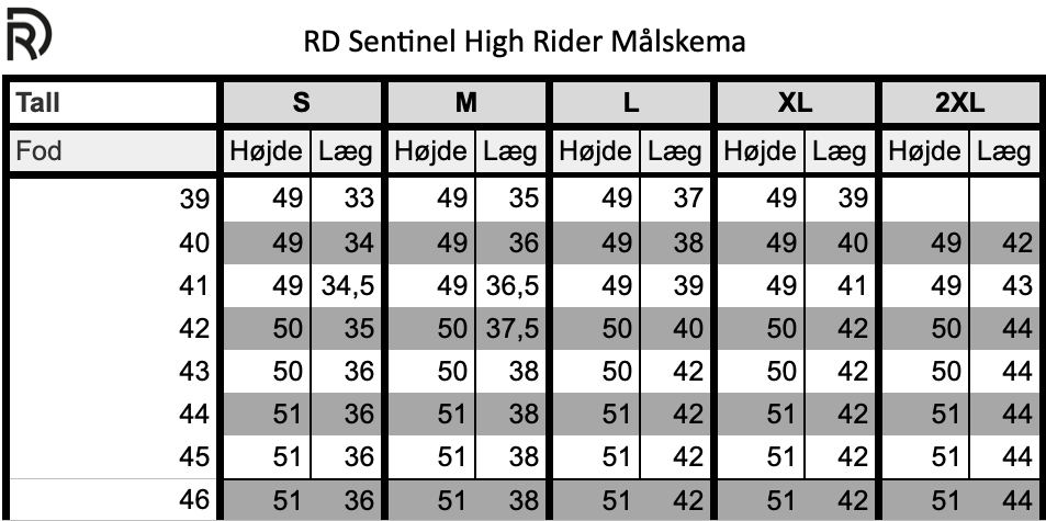 RD Sentinel High Rider Tall Ridestøvle