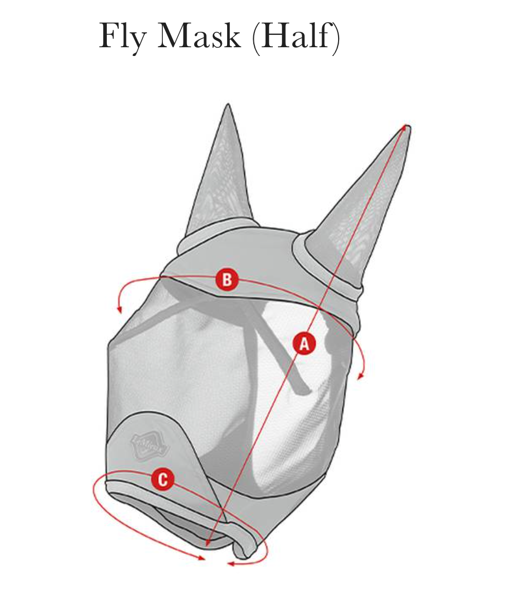 LeMieux Visor-Tek fluemaske uden mule