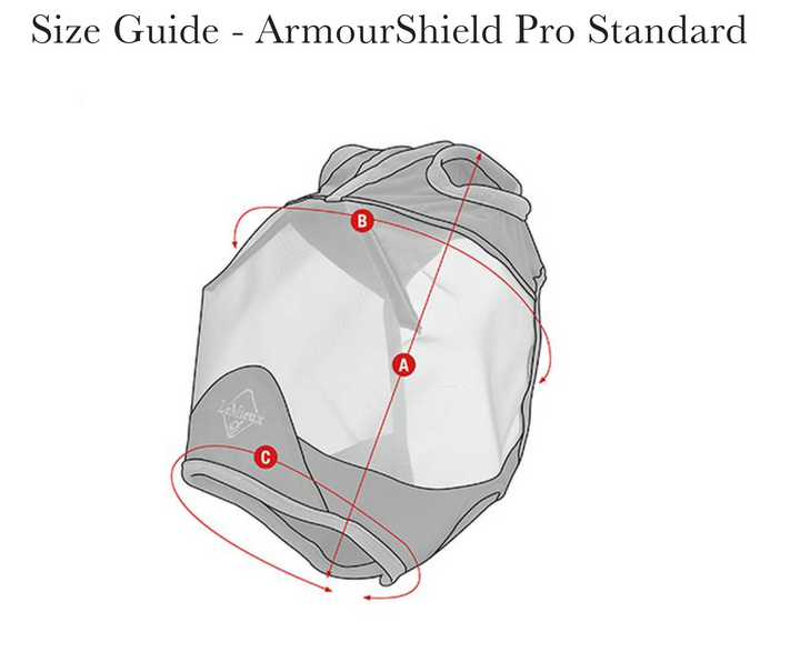 LeMieux Armour Shield Standard fluemaske New