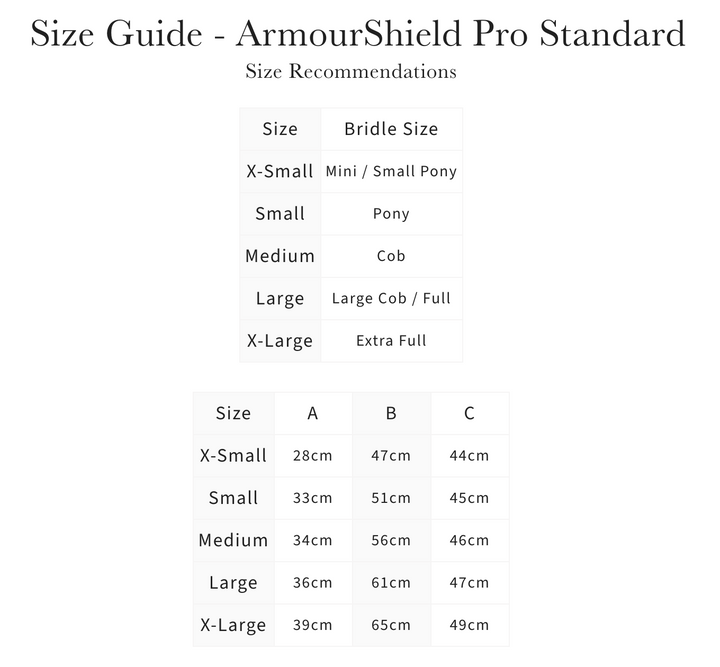 LeMieux Armour Shield Standard fluemaske New