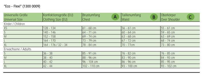 USG Eco Flexi Panel sikkerhedsvest- Junior