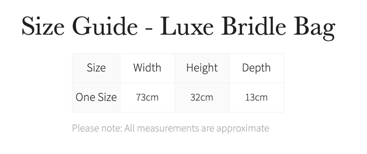 LeMieux Luxe trensetaske