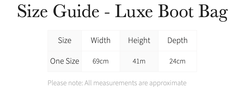 LeMieux Luxe støvletaske