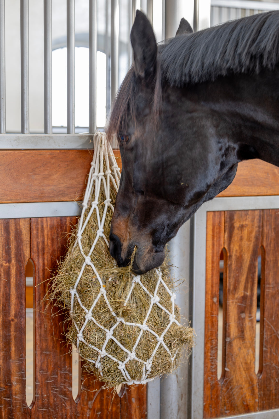 HorseGuard Slowfeeder hønet i bomuld