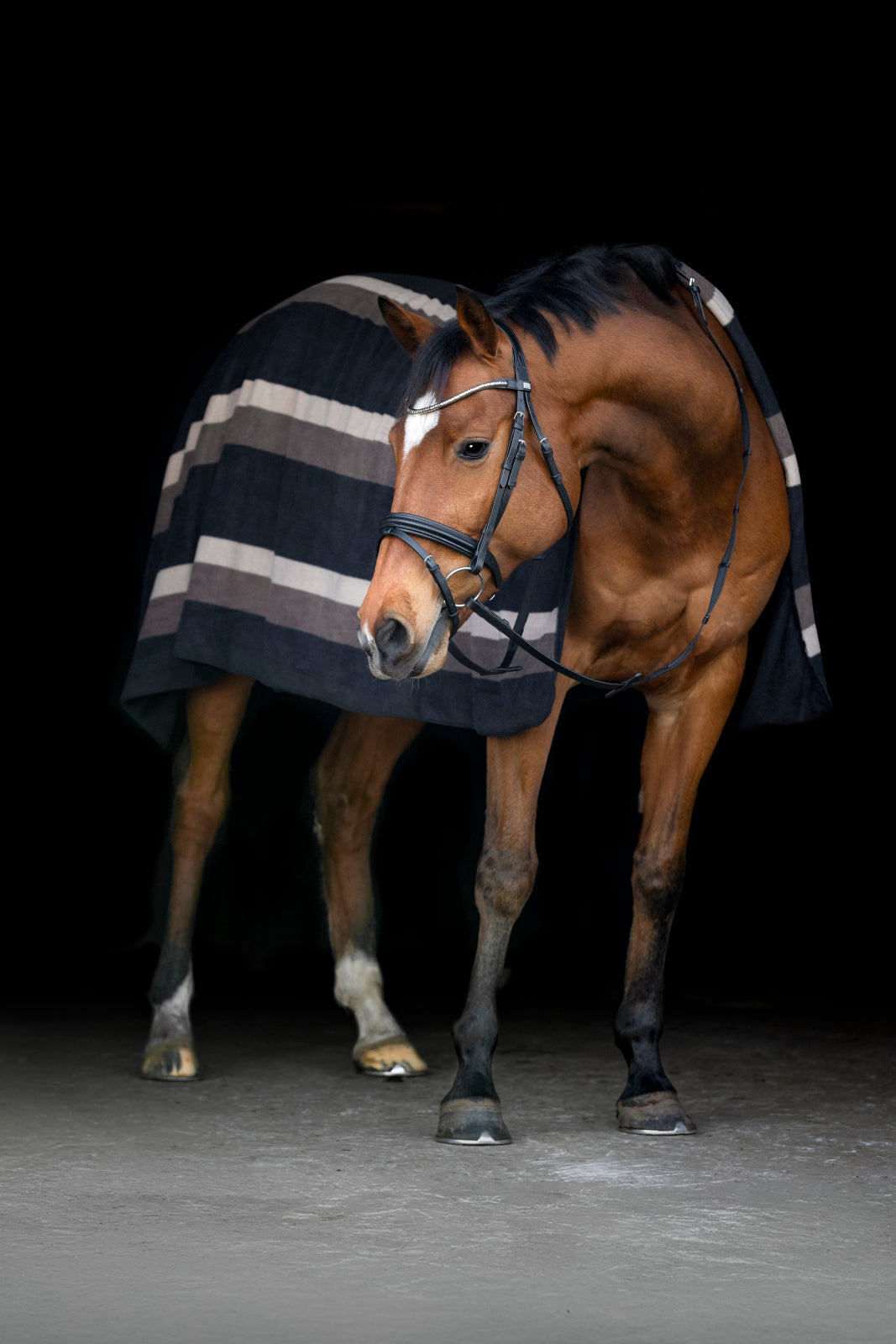 HorseGuard Squared tykt fleecetæppe
