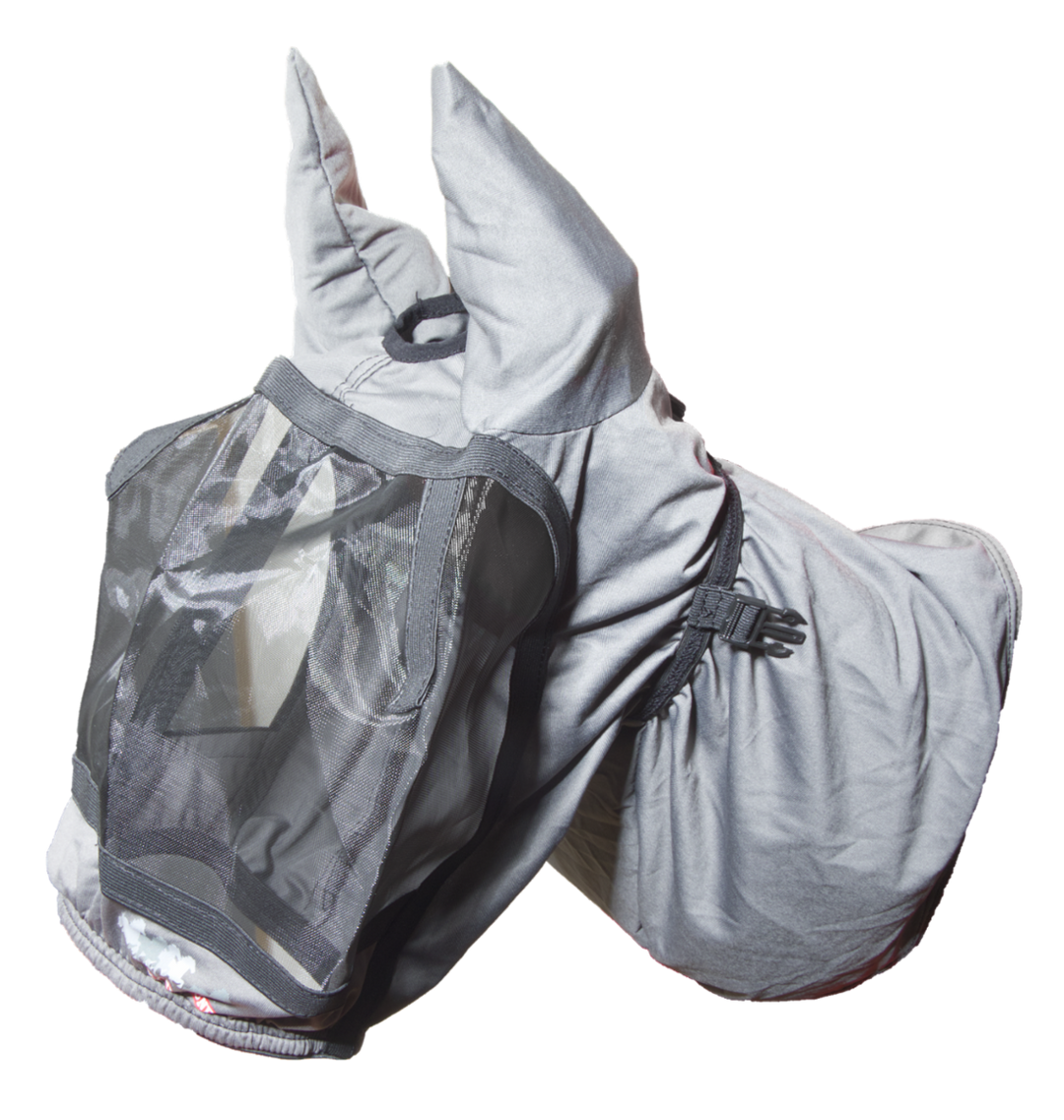 Karlslund Matti fluemaske til eksemdækken med hul til pandelokken