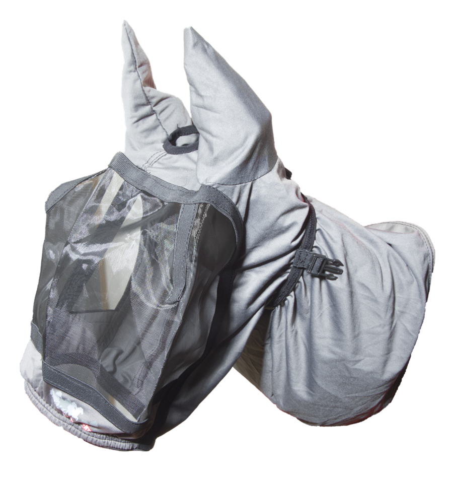 Karlslund Matti fluemaske til eksemdækken med hul til pandelokken