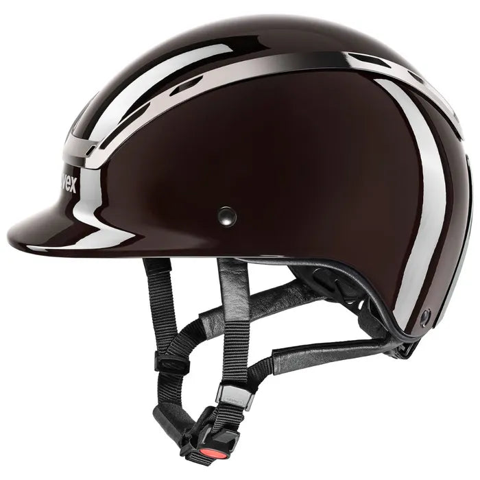 Uvex Exxeed Shiny Chrome ridehjelm