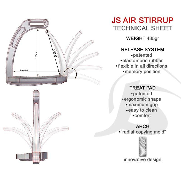 Jin Stirrup Air sikkerhedsstigbøjle