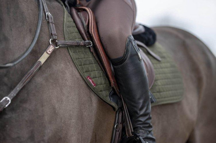 LeMieux Suede Close Contact Pony underlag