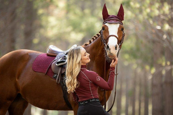 LeMieux Suede Close Contact Pony underlag