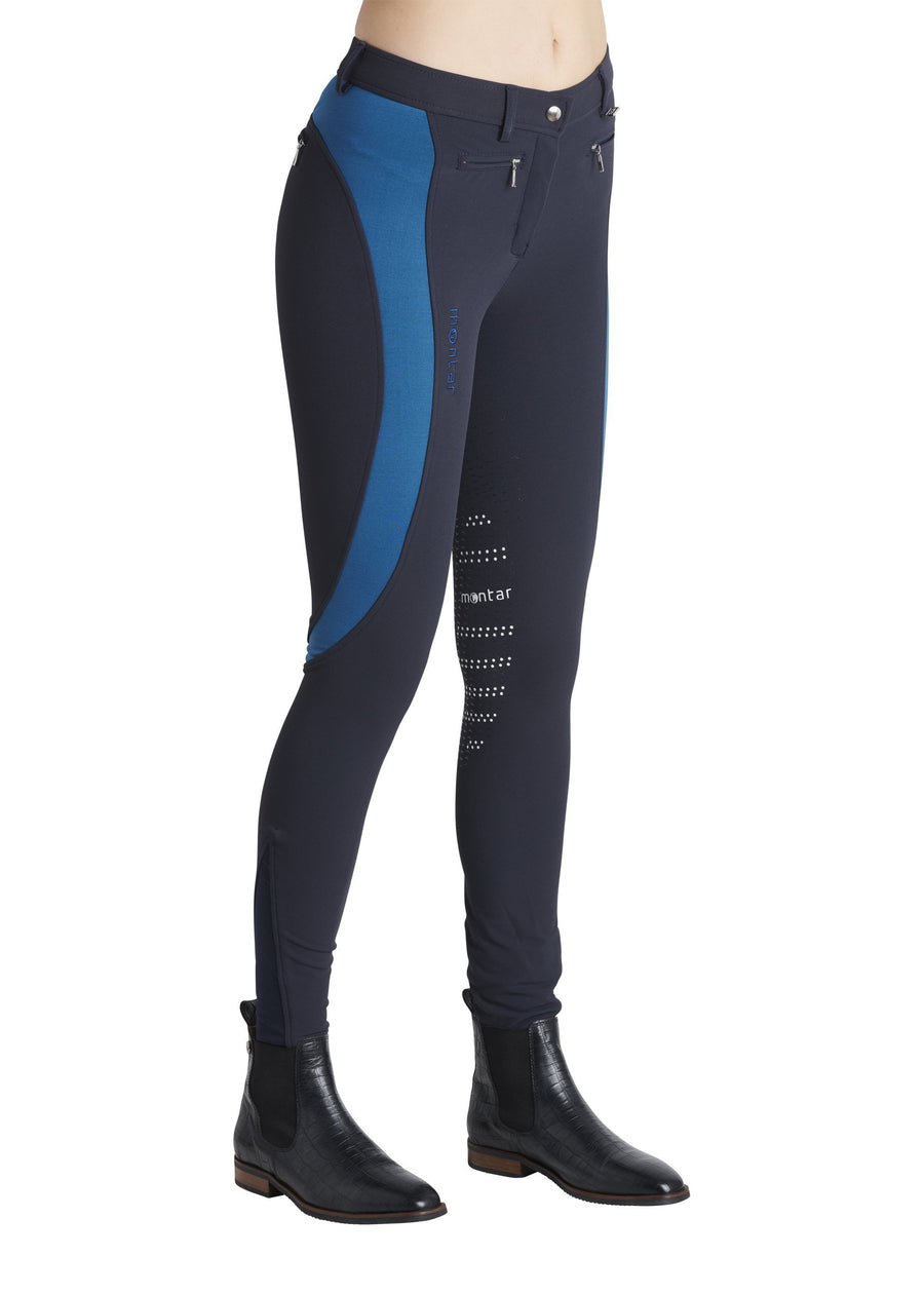 Montar Nadia fuldgrip ridebukser med elastisk stykke