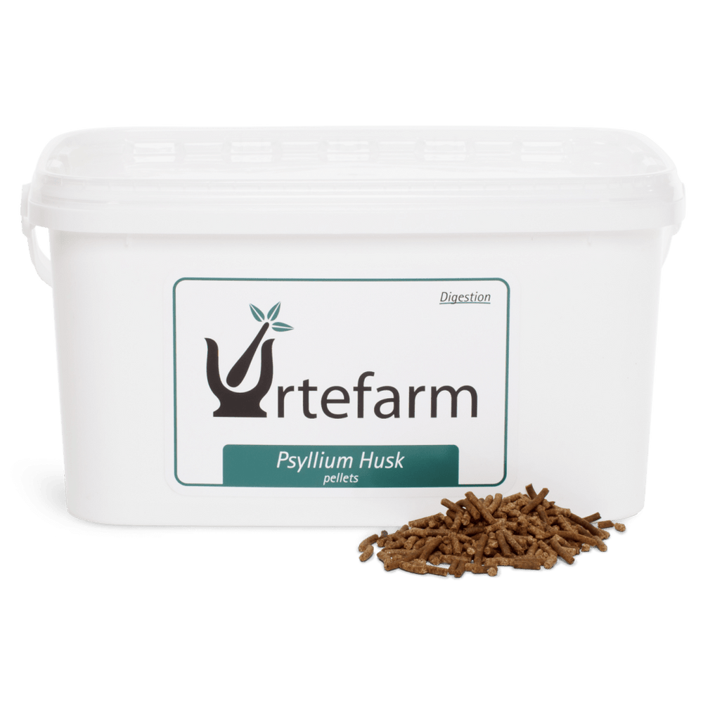 Urtefarm Psyllium Husk loppefrøskaller i piller