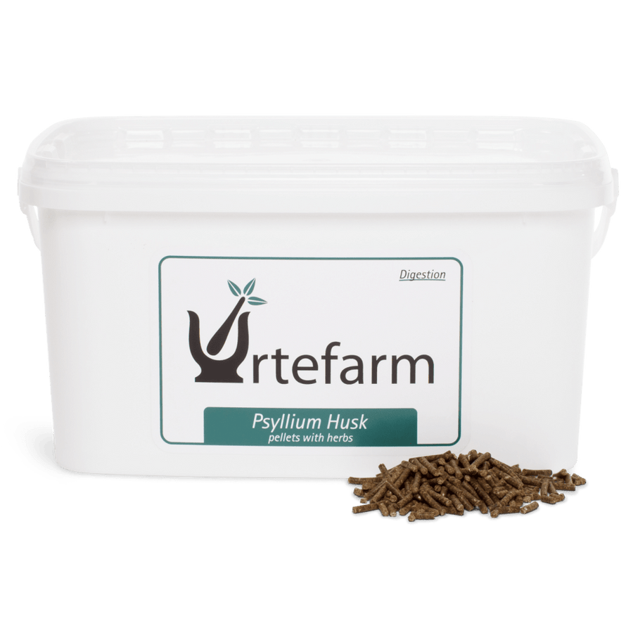 Urtefarm Psyllium Husk Loppefrøskaller med urter